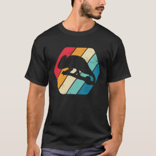 Camiseta Retro de la jungla de animales de compañía Chamele