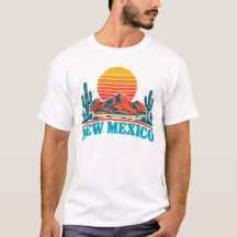 Camiseta Retro de la puesta del sol del desierto d