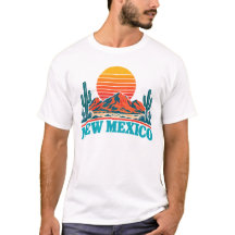 Camiseta Retro de la puesta del sol del desierto d