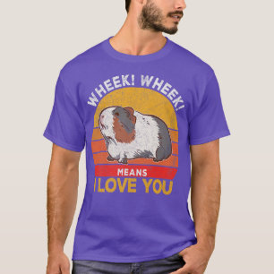 Camiseta Retro De La Rueda De Los Cerdos De Guinea Papá Noe