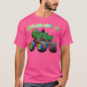 Camiseta Retro de la vendimia de camionetas de monstruo apl