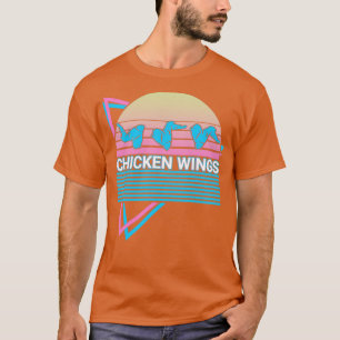 Camiseta Retro de las alas de pollo
