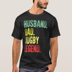 Camiseta Retro de leyenda de rugby de papá