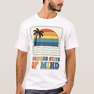 Camiseta Retro de los 70 "Estado de ánimo soleado" Palma