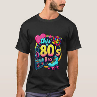 Camiseta Retro de los 80 Bro Roller boombox Cassette Ochent