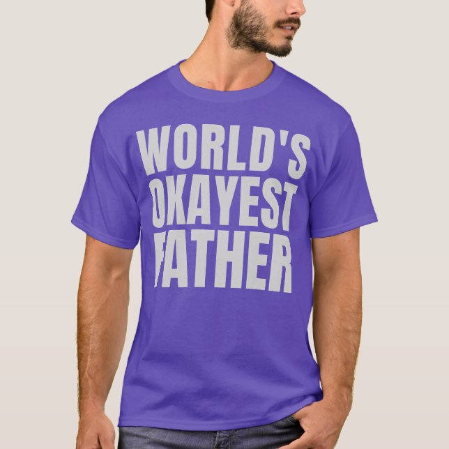 Camiseta Retro de los Padres más Okayest del mundo (Anverso)