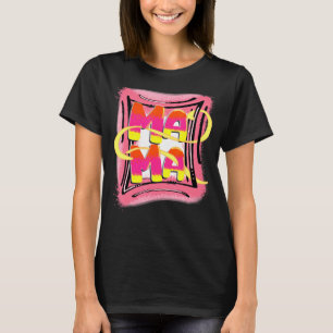 Camiseta Retro de Mama 80 resume feliz Día de la Madre