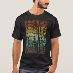 Camiseta Retro de Mammoth Lakes City