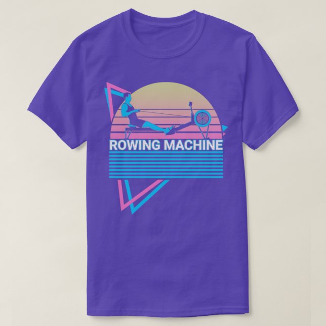 Camiseta Retro de máquina de remo (Diseño del anverso)