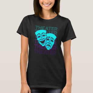 Camiseta Retro de máscaras de teatro