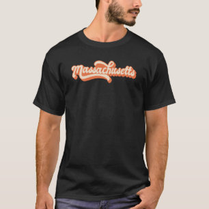 Camiseta Retro de Massachusetts
