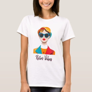 Camiseta Retro de moda de moda