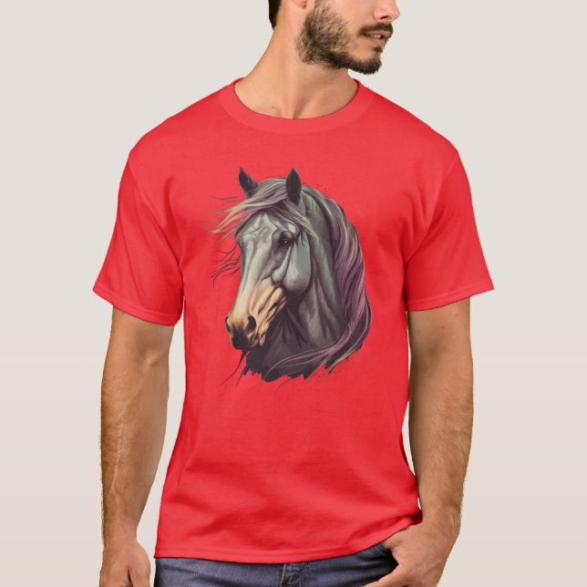 Camiseta Retro de Morgan Horse (Anverso)