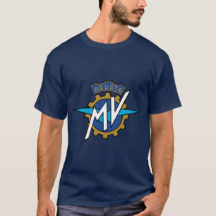 Camiseta retro de moto clásica mv agusta