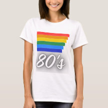 Camiseta Retro de Mujer de Arcoíris Vintage de los