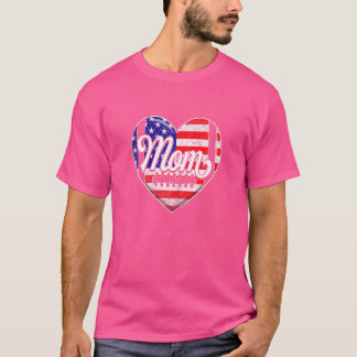 Camiseta Retro de mujer usa bandera de Estados Unidos: Fútb