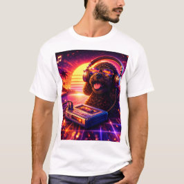 Camiseta Retro de Música Cockapoo Estética de los