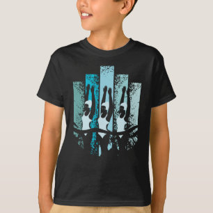 Camiseta Retro De Natación Sincrónica