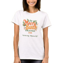 Camiseta Retro de Navidad Familiar - The Merry Bun