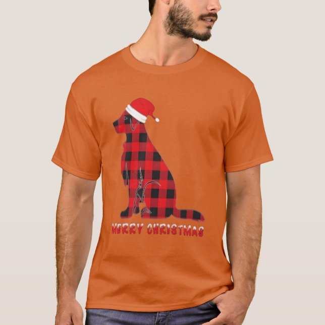 Camiseta Retro de Navidades de perros (Anverso)