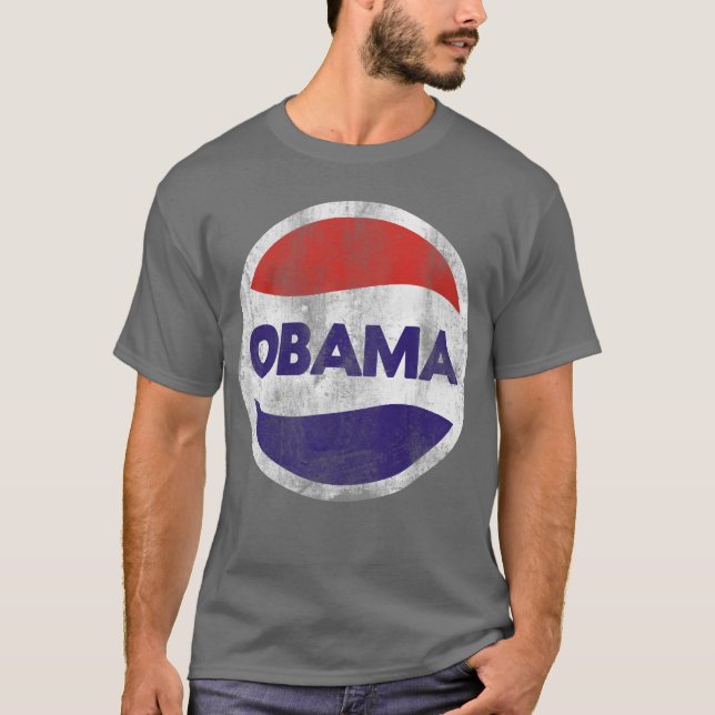 Camiseta Retro de Obama apenado (Anverso)