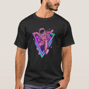 Camiseta Retro de ondas sintéticas de ondas de vaporización
