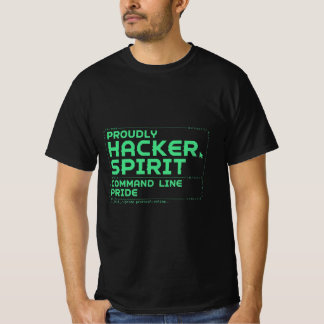 Camiseta Retro de Orgullo de Línea de Comandos de