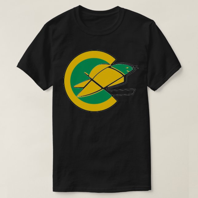 Camiseta Retro de oro de hockey sobre hierba de California (Diseño del anverso)
