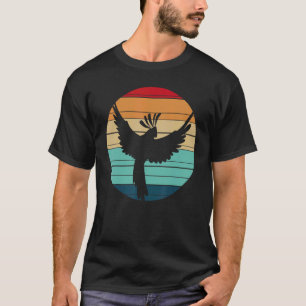 Camiseta Retro de pájaro animal de observación de aves Cock