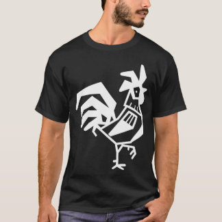 Camiseta Retro de pájaro de pollo de gallo