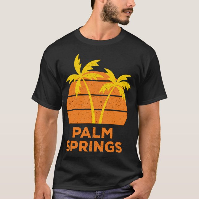 Camiseta Retro de Palm Springs (Anverso)