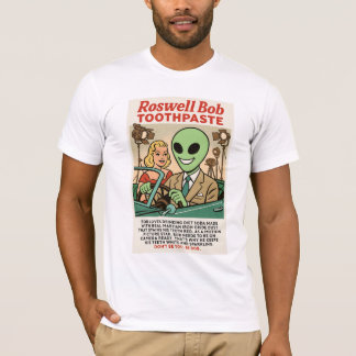 Camiseta Retro de película Roswell Aliens de pasta dental d