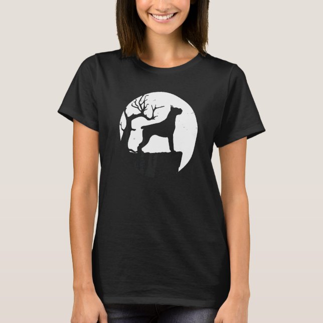 Camiseta Retro de perro de boxer alemán 7 (Anverso)