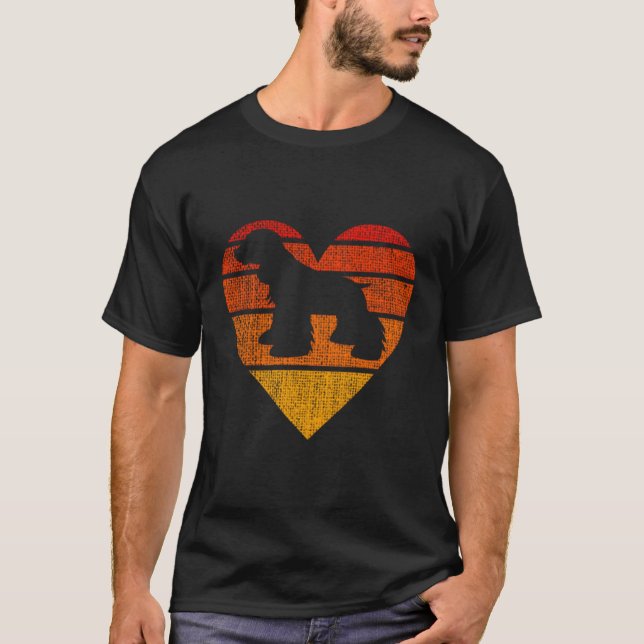 Camiseta Retro de Perro Español Español (Anverso)