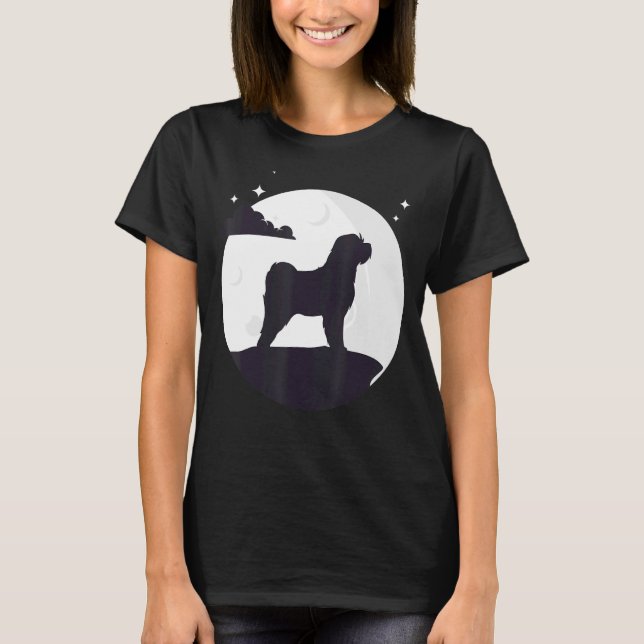 Camiseta Retro de perro maltés 8 (Anverso)