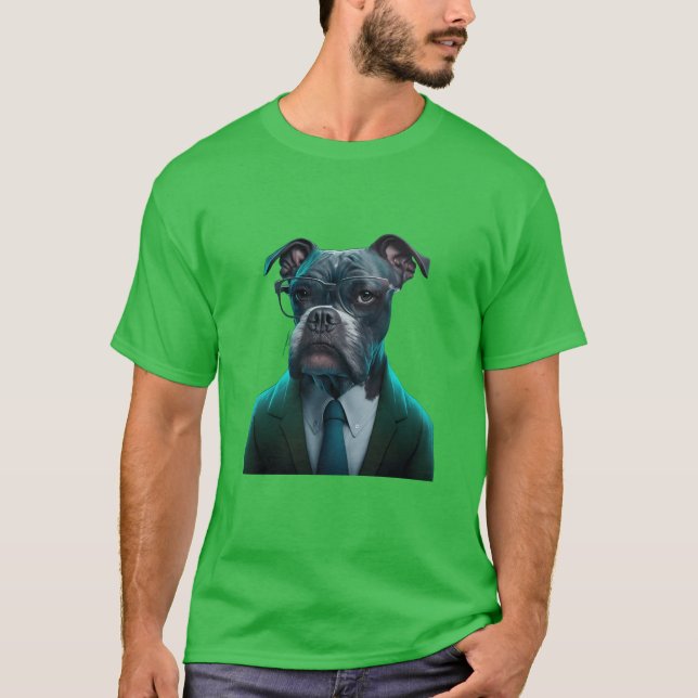 Camiseta Retro de perro profesional (Anverso)
