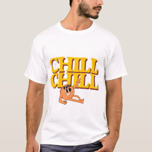 Camiseta Retro de Personaje de Dibujos Animados Ch