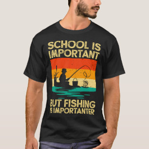 Camiseta Retro de Pesca - Diseño Importante de Esc