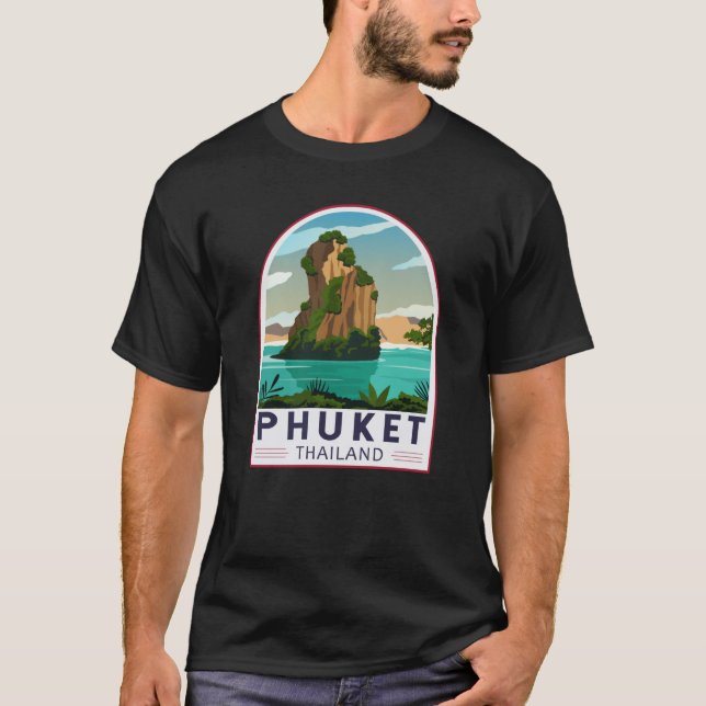 Camiseta Retro de Phuket Thailand (Anverso)