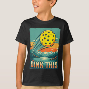 Camiseta retro de pickleball dink esto divertido j