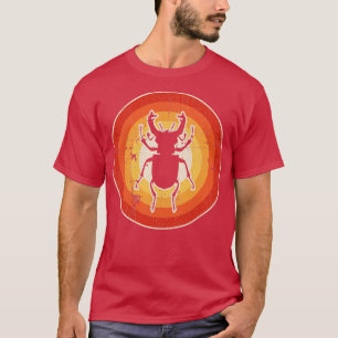 Camiseta Retro de puesta de sol de escarabajos hombres Chic