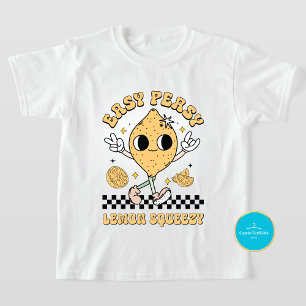 Camiseta retro de pulsera de limón fácil para niño