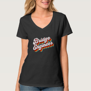 Camiseta Retro de reconocimiento de trabajo de ingeniero de