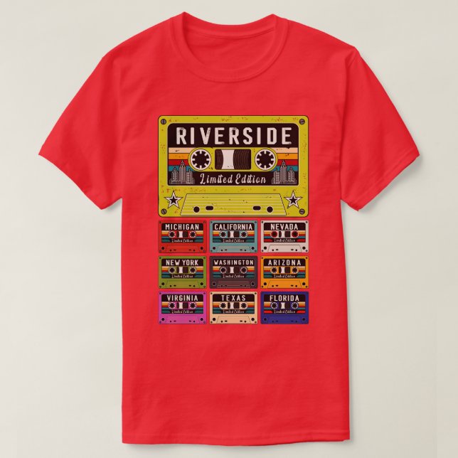 Camiseta Retro de Riverside City (Diseño del anverso)