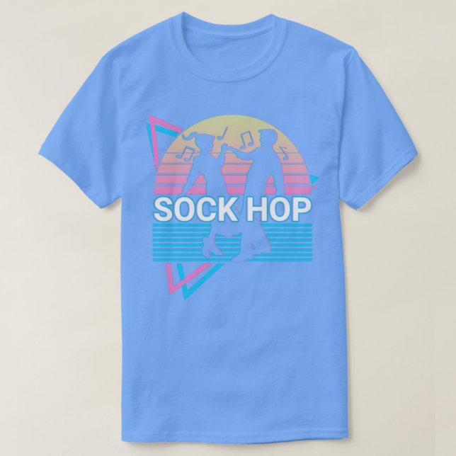 Camiseta Retro de salto de sock (Diseño del anverso)