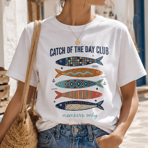 Camiseta Retro de Sardinas del Club de la Captura