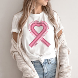 Camiseta Retro de sensibilización sobre el cáncer de mama e