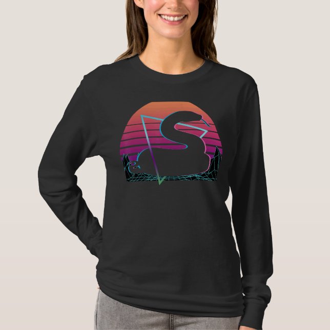 Camiseta Retro de serpientes (Anverso)