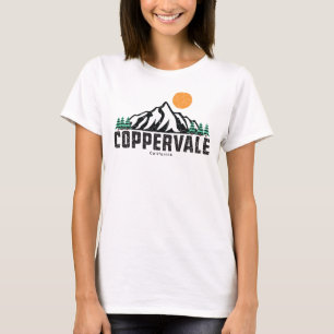Camiseta Retro De Sol De Esquí De Coppervale