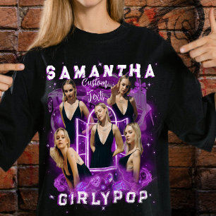 Camiseta Retro de Streetwear de Rap Personalizada